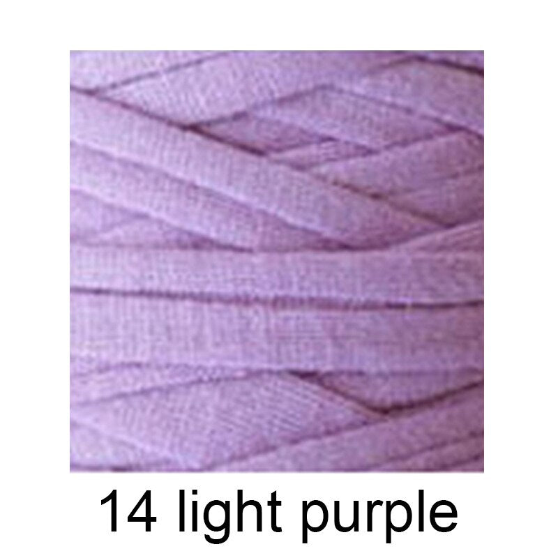 210g/pcs Fancy Yarns For Hand Knitting Thick Thread Crochet Cloth Yarn DIY bag handbag carpet cushion Cotton Cloth T-Shirt Yarn