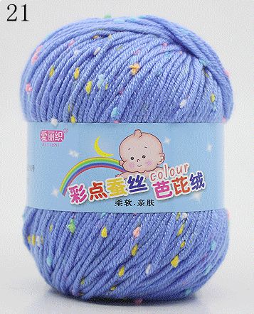 High Quality Baby Cotton Cashmere Yarn For Hand Knitting Crochet Worsted Wool Thread Colorful Eco-dyed Needlework