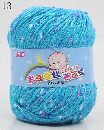 High Quality Baby Cotton Cashmere Yarn For Hand Knitting Crochet Worsted Wool Thread Colorful Eco-dyed Needlework