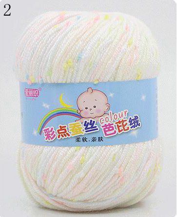 High Quality Baby Cotton Cashmere Yarn For Hand Knitting Crochet Worsted Wool Thread Colorful Eco-dyed Needlework