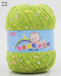 High Quality Baby Cotton Cashmere Yarn For Hand Knitting Crochet Worsted Wool Thread Colorful Eco-dyed Needlework