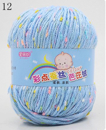 High Quality Baby Cotton Cashmere Yarn For Hand Knitting Crochet Worsted Wool Thread Colorful Eco-dyed Needlework