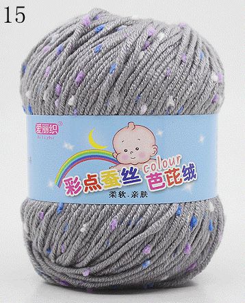 High Quality Baby Cotton Cashmere Yarn For Hand Knitting Crochet Worsted Wool Thread Colorful Eco-dyed Needlework