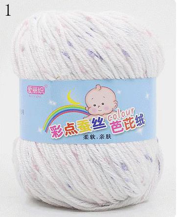 High Quality Baby Cotton Cashmere Yarn For Hand Knitting Crochet Worsted Wool Thread Colorful Eco-dyed Needlework