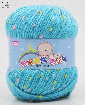 High Quality Baby Cotton Cashmere Yarn For Hand Knitting Crochet Worsted Wool Thread Colorful Eco-dyed Needlework