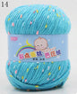 High Quality Baby Cotton Cashmere Yarn For Hand Knitting Crochet Worsted Wool Thread Colorful Eco-dyed Needlework