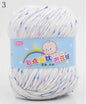 High Quality Baby Cotton Cashmere Yarn For Hand Knitting Crochet Worsted Wool Thread Colorful Eco-dyed Needlework