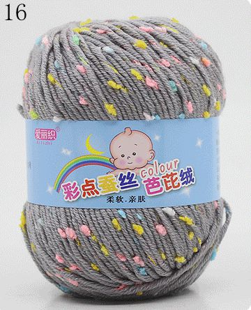 High Quality Baby Cotton Cashmere Yarn For Hand Knitting Crochet Worsted Wool Thread Colorful Eco-dyed Needlework