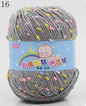 High Quality Baby Cotton Cashmere Yarn For Hand Knitting Crochet Worsted Wool Thread Colorful Eco-dyed Needlework