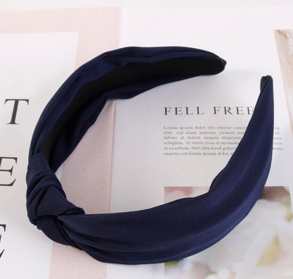 Fashion Women&#39;s Hairband Headband Solid Headwear Classic Girls Hair Accessories DIY Turban Hair Band Hair Hoop