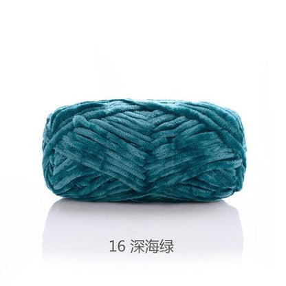 100g 80M Chenille Velvet Knitting Yarn Wool Thick Warm Crochet Knitting Yarns Cotton Baby Woolen DIY hand-knitted Sweater