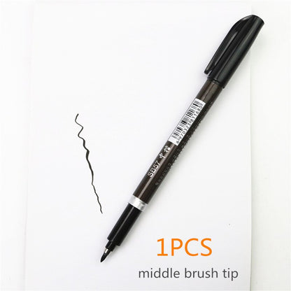 3 Nib Brush Pen Calligraphy Pen Chinese Words Learning Stationery StudentArt DrawingMarker Pens School Supplies