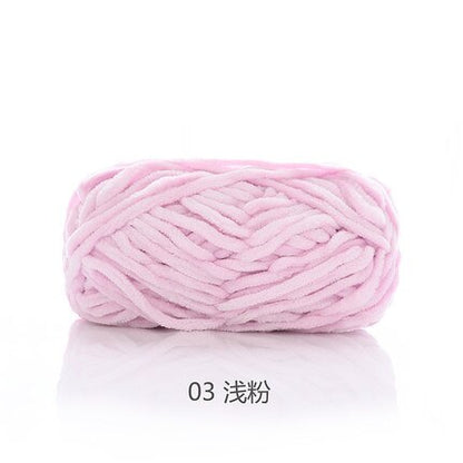 100g 80M Chenille Velvet Knitting Yarn Wool Thick Warm Crochet Knitting Yarns Cotton Baby Woolen DIY hand-knitted Sweater