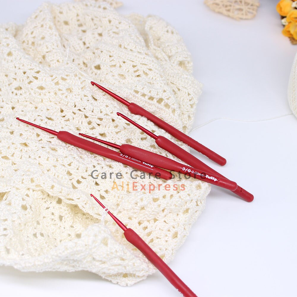 1 PieceTulip Red Crochet Needle With Free Shipping Tulip Crochet Hooks Set Crochet Tulip Needle Knitting Needles Set Tulip Etimo