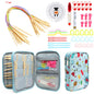 DIY Needle Arts Craft Crochet Hook Set and Bag Animal Ergonomic Yarns Crochet Knitting Needle Scissors Sewing Set Accessories