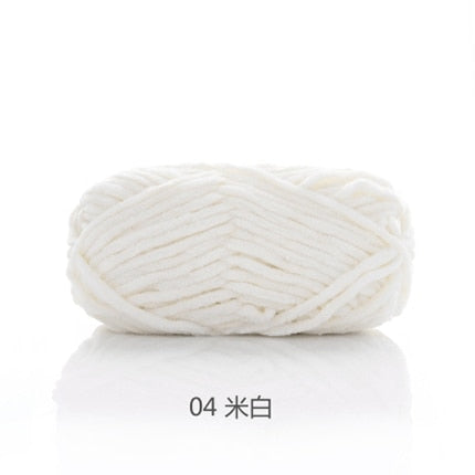 100g 80M Chenille Velvet Knitting Yarn Wool Thick Warm Crochet Knitting Yarns Cotton Baby Woolen DIY hand-knitted Sweater