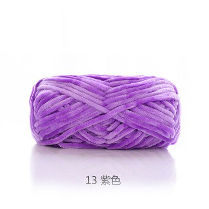 100g 80M Chenille Velvet Knitting Yarn Wool Thick Warm Crochet Knitting Yarns Cotton Baby Woolen DIY hand-knitted Sweater