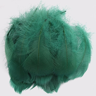 100pcs Goose Feathers for Crafts 4-8cm 8-12cm Swan Plumes Wedding Party Handicraft Accessories Decoration Dream Catcher Feathers