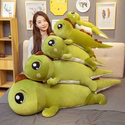 Giant Big Eyes Dinosaur Plush Toy Soft Stuffed Cartoon Animal Dinosaur Doll Girlfriend Sleeping Pillow Baby Kids Birthday Gift