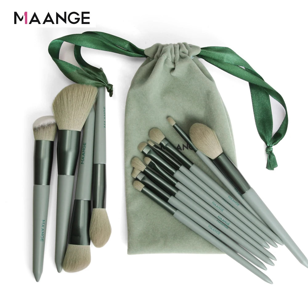 MAANGE Pro 4/13Pcs Makeup Brushes Set  Face Eye Shadow Foundation Powder Eyeliner Eyelash Lip Make Up Brush Beauty Tool with Bag