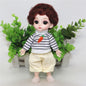 ⚠️New 16cm Bjd Doll 13 Movable Joints 3D Real Eye High-end Dress Can Dress Up Fashion Nude Doll Children DIY Girl Toy Best Gift