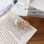 Korean Design Elegant Simulated Pearl Big Round Clip on Earrings Non Pierced Baroque Pearl Ear Clips for Women Jewelry Wholesale