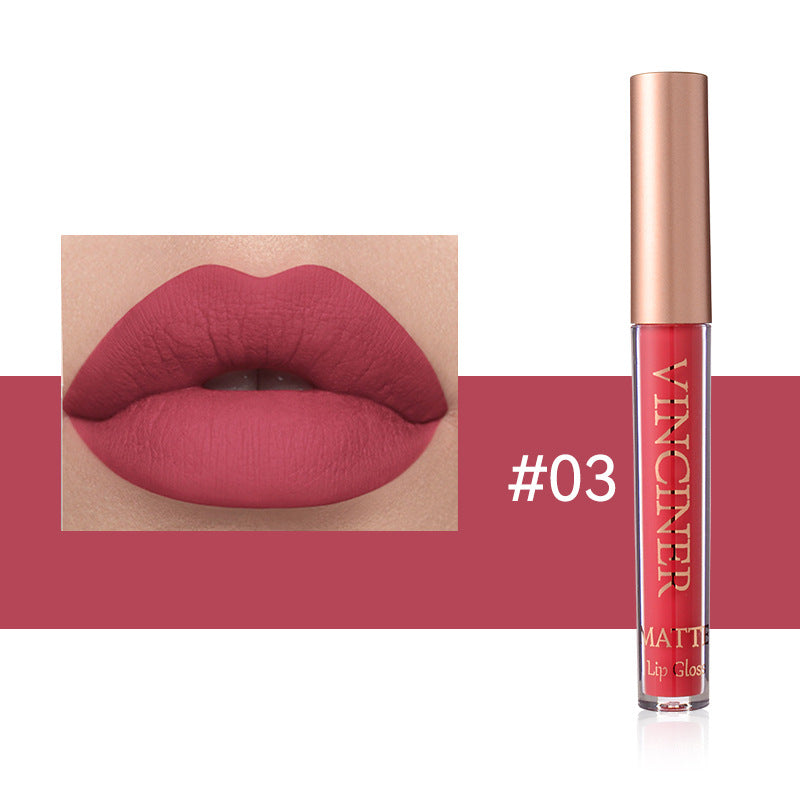 12 Colors Lip Lacquer Matte Liquid Lipstick Waterproof