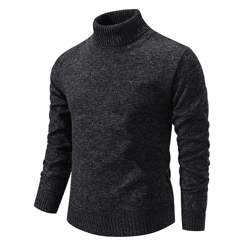 Men's Solid Color Sweater Casual Slim Fit