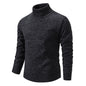 Men's Solid Color Sweater Casual Slim Fit