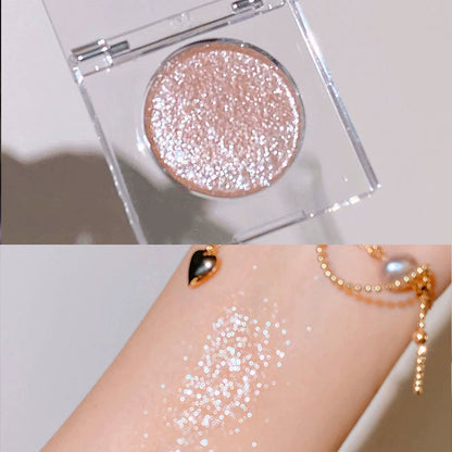 UD Niu Lang Ping Di ~ Li Jiaqi Recommended Monochrome Eyeshadow Base Shiny Crystal Super Shiny Pearl Sample Affordable for Students