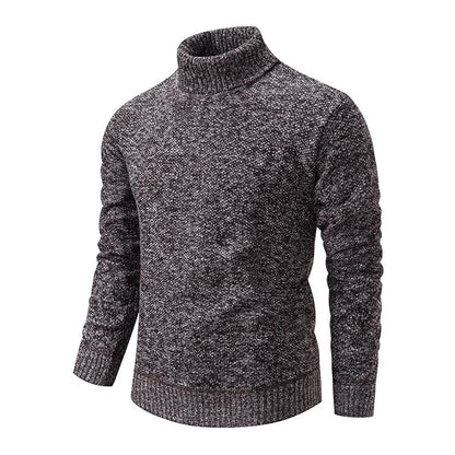 Men's Solid Color Sweater Casual Slim Fit