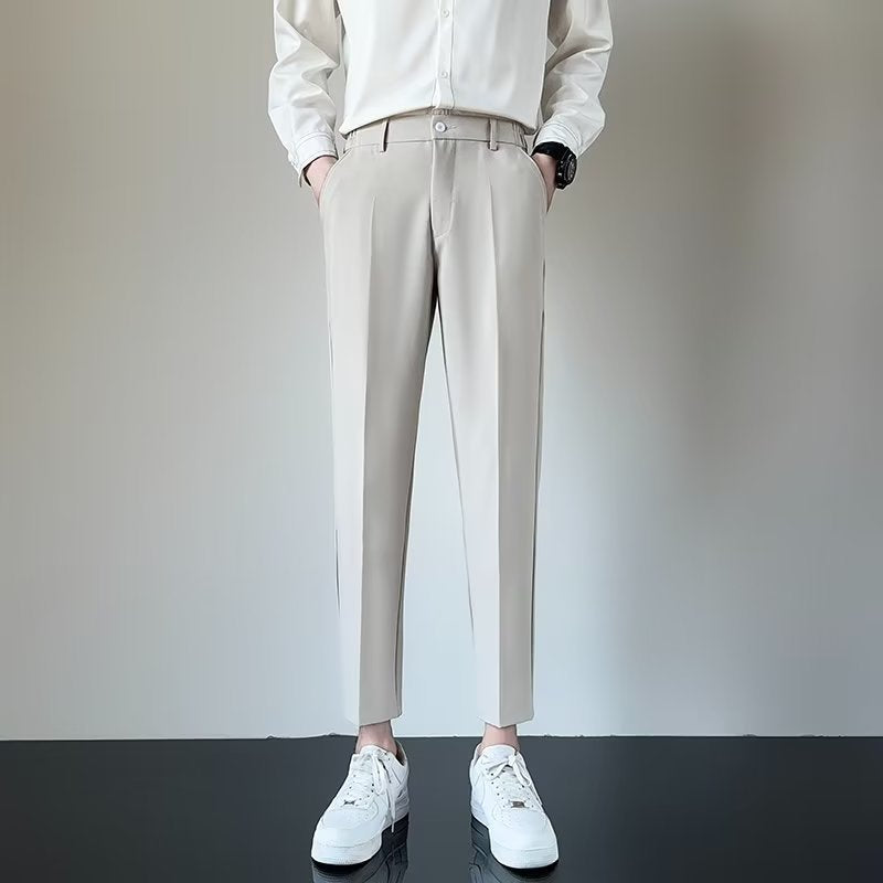 Casual Ninth Suit Pants Men's Spring And Autumn