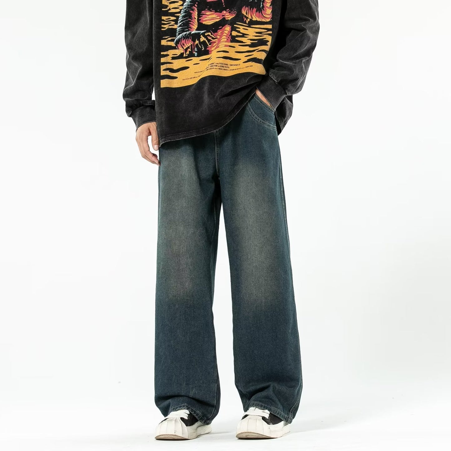 Personalized Letter Jeans Hip Hop