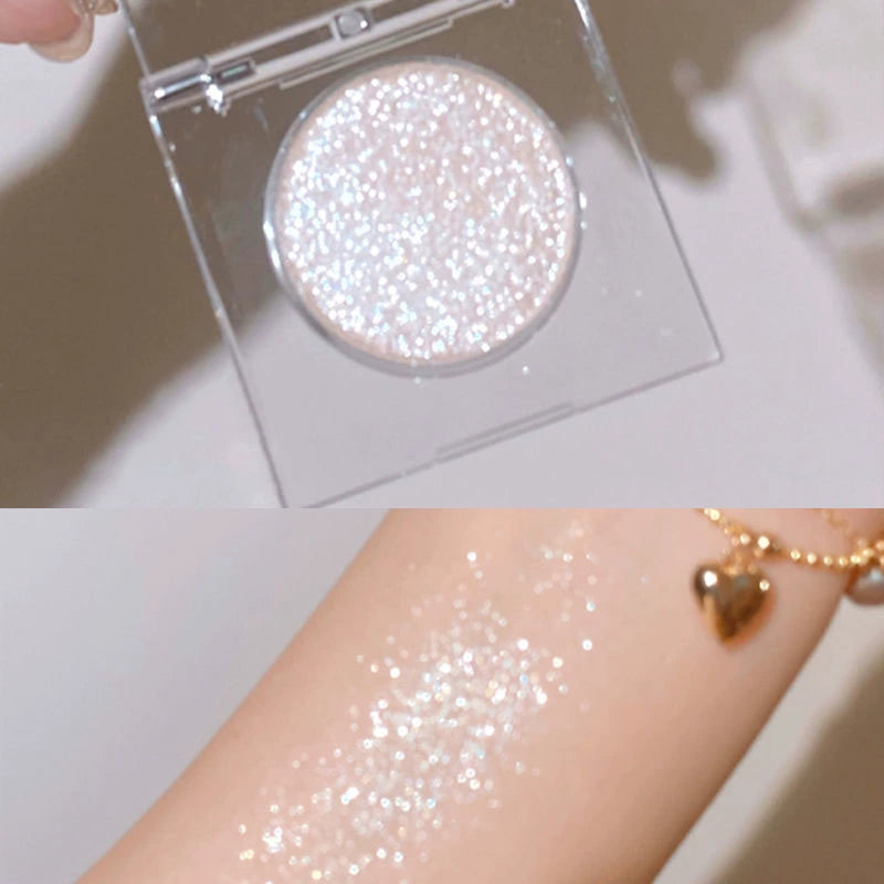 UD Niu Lang Ping Di ~ Li Jiaqi Recommended Monochrome Eyeshadow Base Shiny Crystal Super Shiny Pearl Sample Affordable for Students