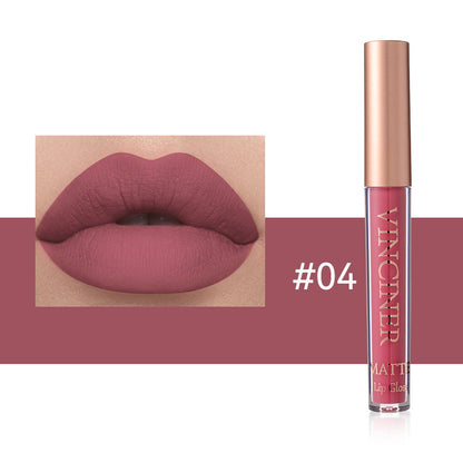 12 Colors Lip Lacquer Matte Liquid Lipstick Waterproof