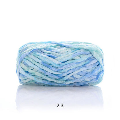 100g / 80M Chenille Velvet Yarn Knitting Wool Thick Warm Crochet Knitting Yarns Cotton Baby Wool DIY hand-knitted Sweater