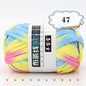 1pc 100g Thick Cloth Yarn Soft Colored Yarn for Hand Knitting Woven Bag Carpet DIY Hand-knitted Material