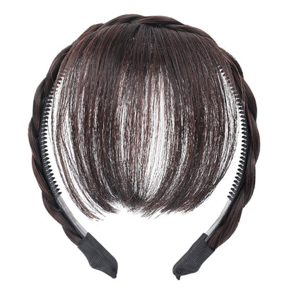 Wig Bangs Hairband Fake Hair Headband Fringe Hair Extension Women Girls Clips In Hair Extension Hair Accessories Hairpiece Clips