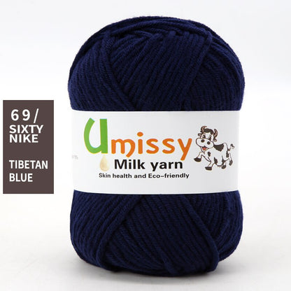 1pc Wholesale Price High Quality Soft Warm DIY Milk Cotton Threads Baby Wool For Hand Knitting Crochet Yarn 50g/PC