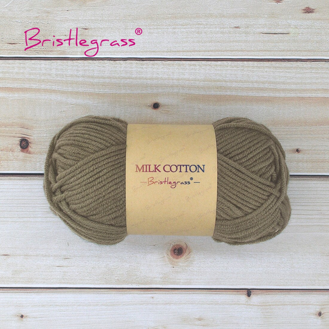 BRISTLEGRASS Acrylic Crochet Wool Yarn 50g Pom-poms Milk Cotton Hand Knitting Threads Baby Sweater Scarf Fabric Needlework Craft