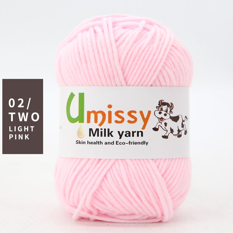 1pc Wholesale Price High Quality Soft Warm DIY Milk Cotton Threads Baby Wool For Hand Knitting Crochet Yarn 50g/PC