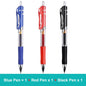 25PCS Gel pen Set Neutral Pen smooth writing fastdry 0.5mm Black blue red color Replacable refill school Stationery Supplies