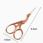 1Pcs Colorful Stainless Steel Antique Scissors European Classic Craft Knitting Sewing Handicraft Scissor DIY Jewelry Tools New