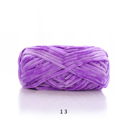 100g / 80M Chenille Velvet Yarn Knitting Wool Thick Warm Crochet Knitting Yarns Cotton Baby Wool DIY hand-knitted Sweater