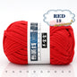 1pc 100g Thick Cloth Yarn Soft Colored Yarn for Hand Knitting Woven Bag Carpet DIY Hand-knitted Material