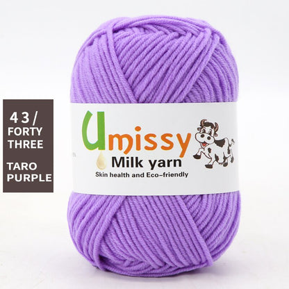 1pc Wholesale Price High Quality Soft Warm DIY Milk Cotton Threads Baby Wool For Hand Knitting Crochet Yarn 50g/PC