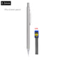 Metal Mechanical Pencils Set with Lead Refills Drafting Automatic Pencil 0.3, 0.5, 0.7, 0.9, 1.3, 2.0mm 2B HB For Art Supplie