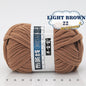 1pc 100g Thick Cloth Yarn Soft Colored Yarn for Hand Knitting Woven Bag Carpet DIY Hand-knitted Material