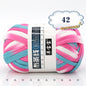 1pc 100g Thick Cloth Yarn Soft Colored Yarn for Hand Knitting Woven Bag Carpet DIY Hand-knitted Material