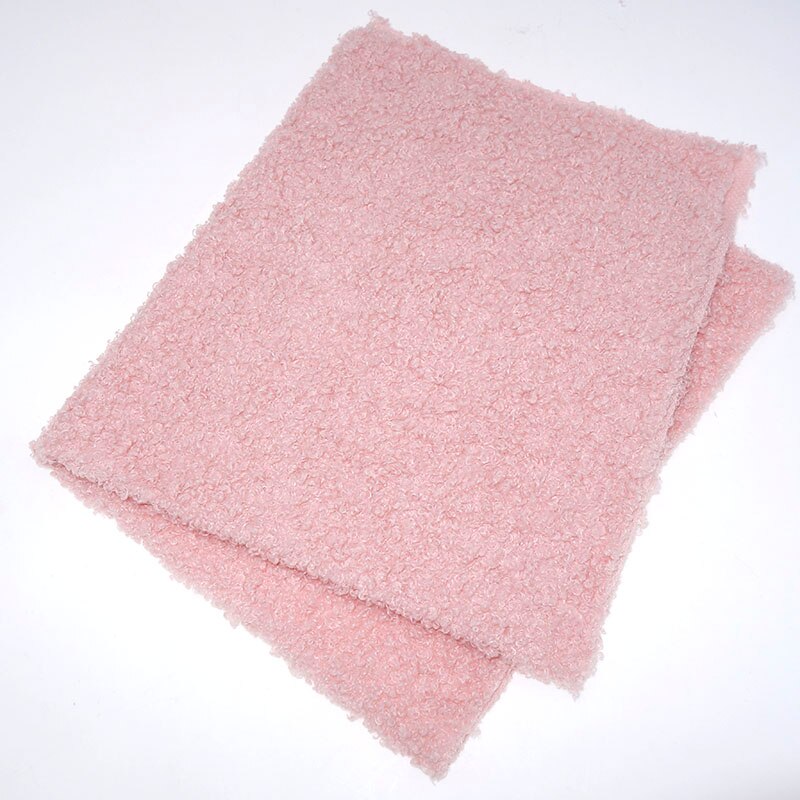 Coral Cotton Velvet Plush Fabric Soft Warm Doll Pet Clothes Glove Lining Thickened Lamb Wool Fabric Diy Sewing